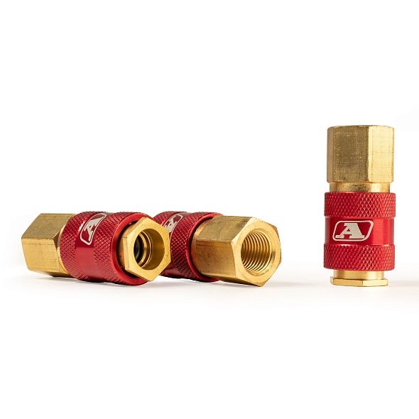 Штуцер профессиональный Aurora мама с внутренней резьбой 3/8F, латунь, блистер 1шт.