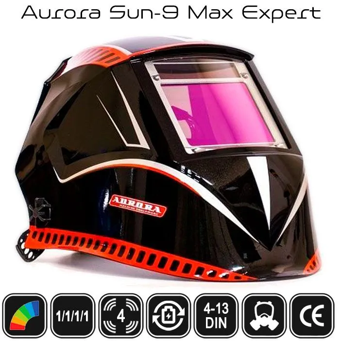 Маска сварочная Aurora SUN-9 MAX EXPERT (True color)