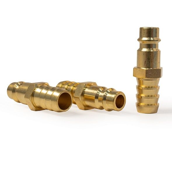 Штуцер профессиональный Aurora папа ёлка d.12мм М, латунь, блистер 1шт.