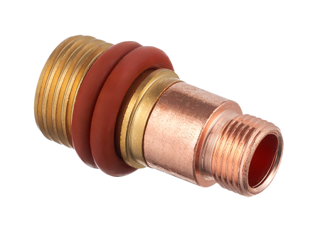 Держатель цанги короткий с линзой d1.6 для TIG 17–18–26 Сварог