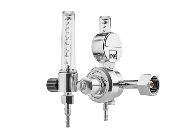 Регулятор расхода газа универсальный Сварог У-30/АР-40-Р-2 (198 AR), манометр с поверкой