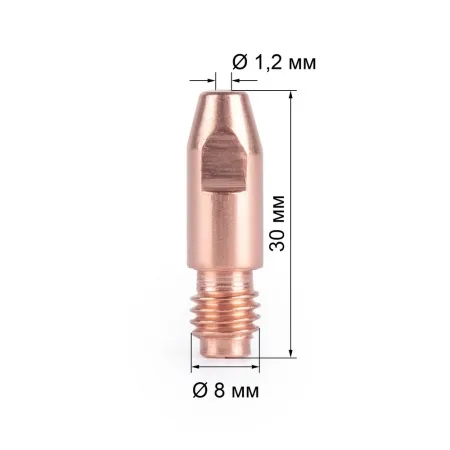 Наконечник VARTEG M8х30х1.2 (140.0442/MD0005-12)
