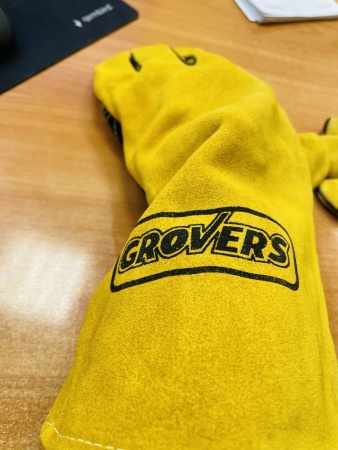 Перчатки с крагой Grovers (S-50-YBD) Extra Strong, размер 10