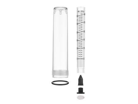 Ротаметр-колба комплект для регуляторов Сварог PRO CONTROL AR/CO2 1Р/2Р (Ar/CO2 5-30л/мин, поплавковый)