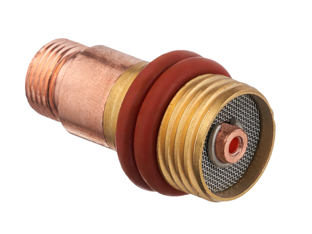 Держатель цанги короткий с линзой d1.6 для TIG 17–18–26 Сварог