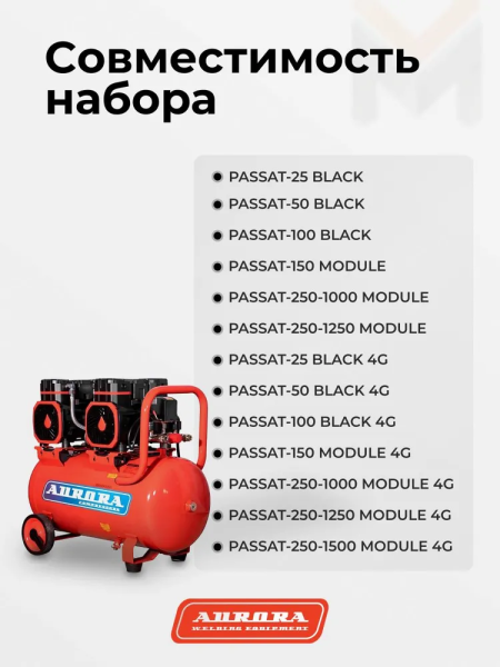 Ремкомплект поршневой группы PASSAT BLACK d.64мм