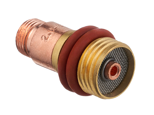 Держатель цанги короткий с линзой d2.0 для TIG 17–18–26 Сварог