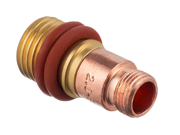 Держатель цанги короткий с линзой d2.0 для TIG 17–18–26 Сварог